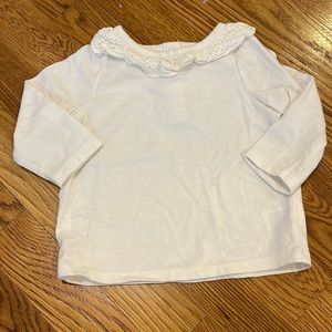 Cat & Jack 3-6mo white top. VGUC